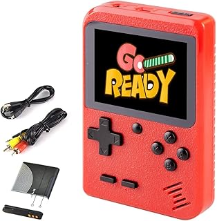 جهاز تشغيل ألعاب الفيديو الرقمية محمول باليد مع 400 لعبة اف سي كلاسيكية للأولاد والبنات، 2.8 بوصة، بطارية قابلة لإعادة الشحن، مناسب لعيد الميلاد للأطفال من SCFRF