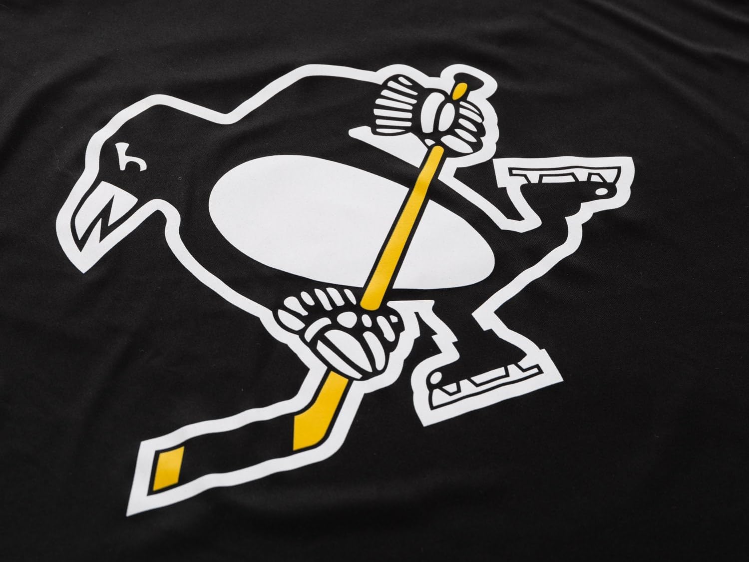 NHL Mens Alternate Team Logo Moisture Wicking Performance Rashguard Short Sleeve T-Shirt - Image 4