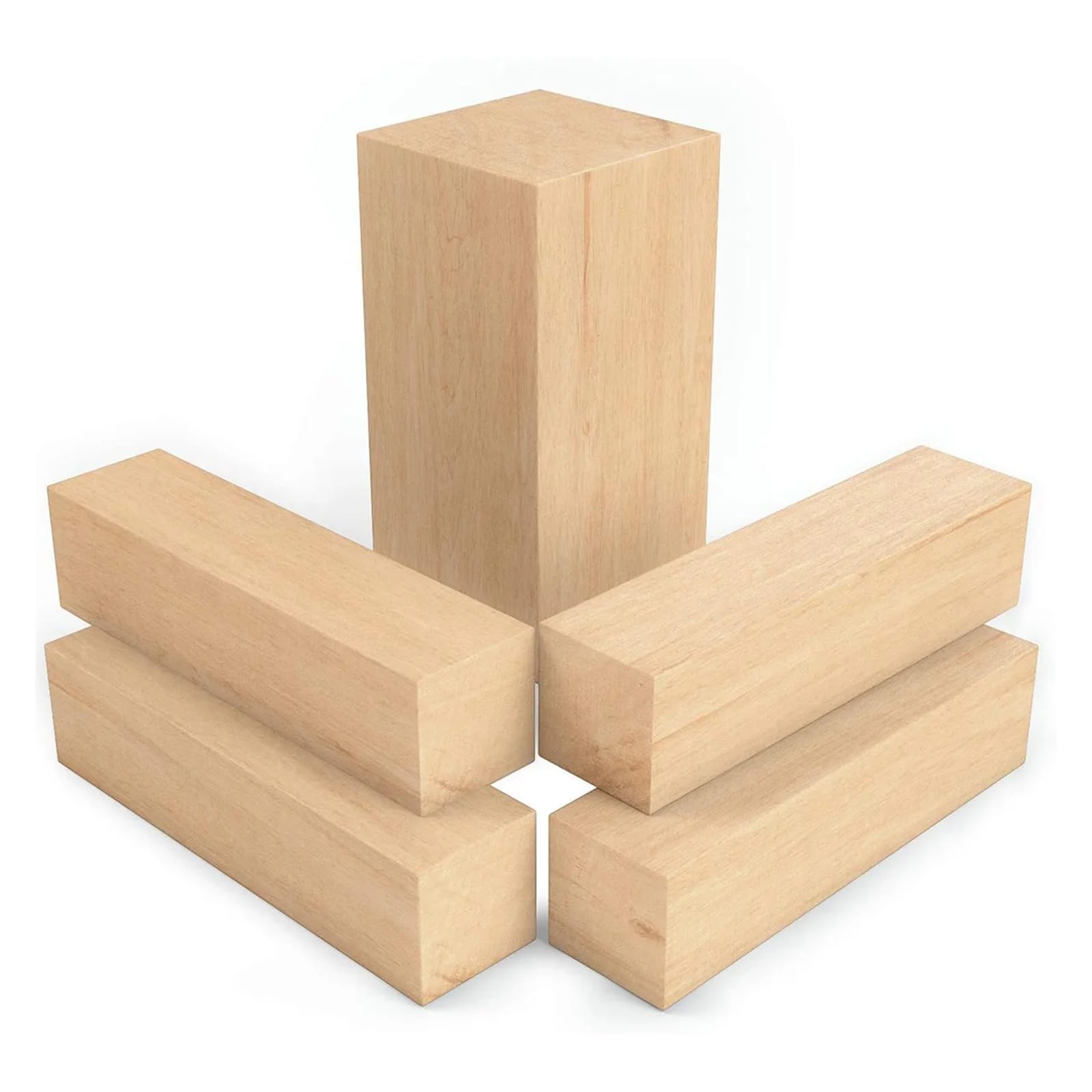 Rzeźbienie w drewnie 5 szt. blok do rzeźbienia w drewnie z naturalnego drewna blok 2 rozmiary przenośny niedokończony blok drewniany rzeźba Whittling artykuły plastyczne drewniane patyczki