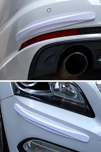 Miniatura 11 de Paquete de 4 tiras protectoras de parachoques de automóvil, protector de parachoques delantero y trasero para tiras anticolisión, protector