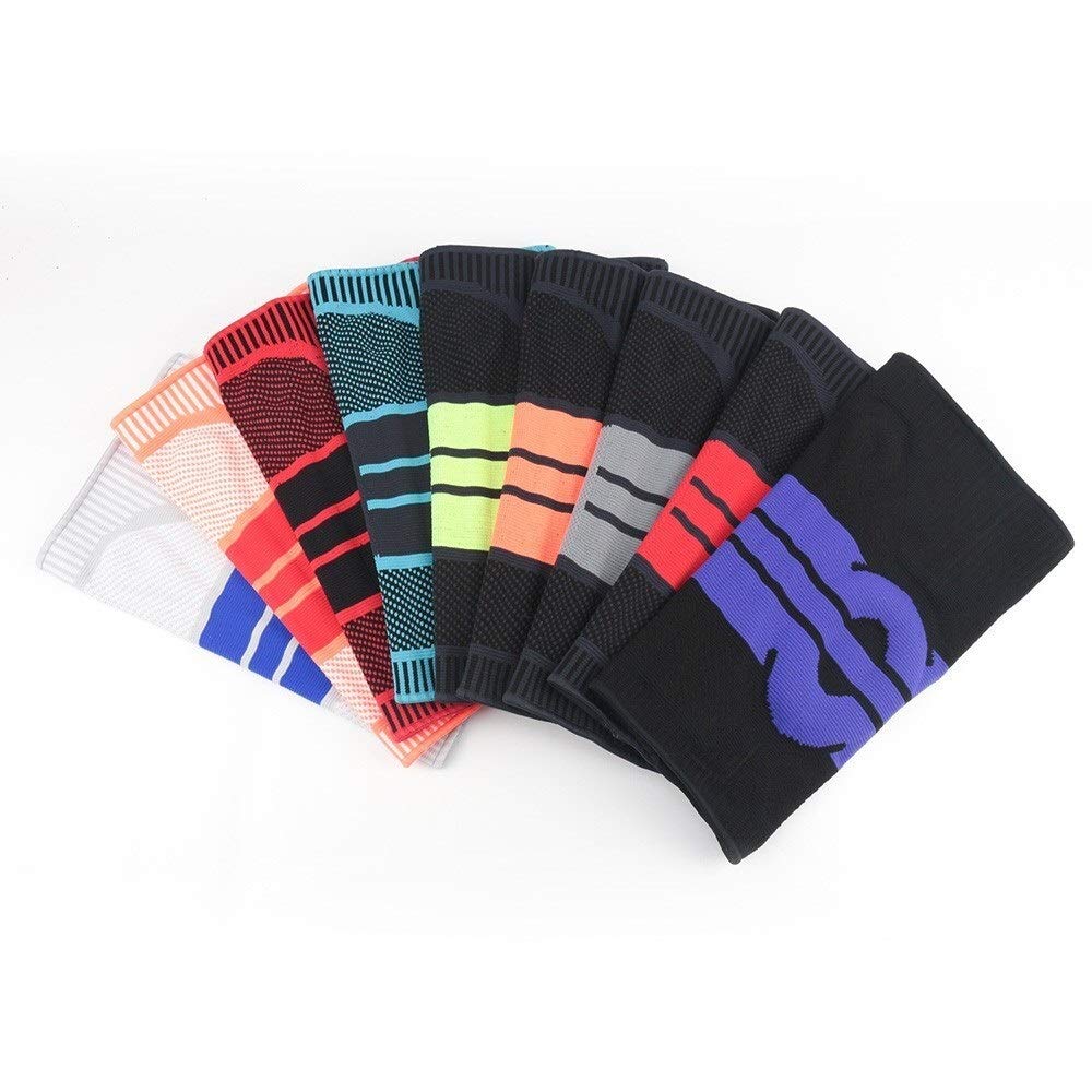 Ginocchiere da Trekking 2 Pezzi Ginocchiere in Pizzo Ginocchiere a Compressione Supporto articolare /3745(玫瑰,Medium)