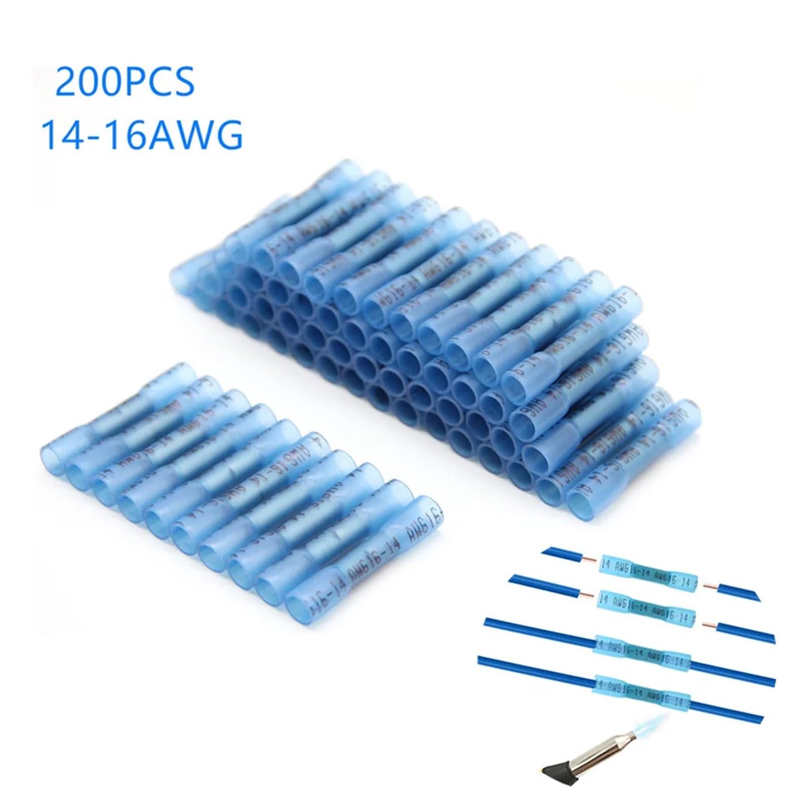 Connettore Termoretraibile Blu 1.5 - 2.5 Mm² Impermeabile Equiv. 000 979 942 - Foto 7