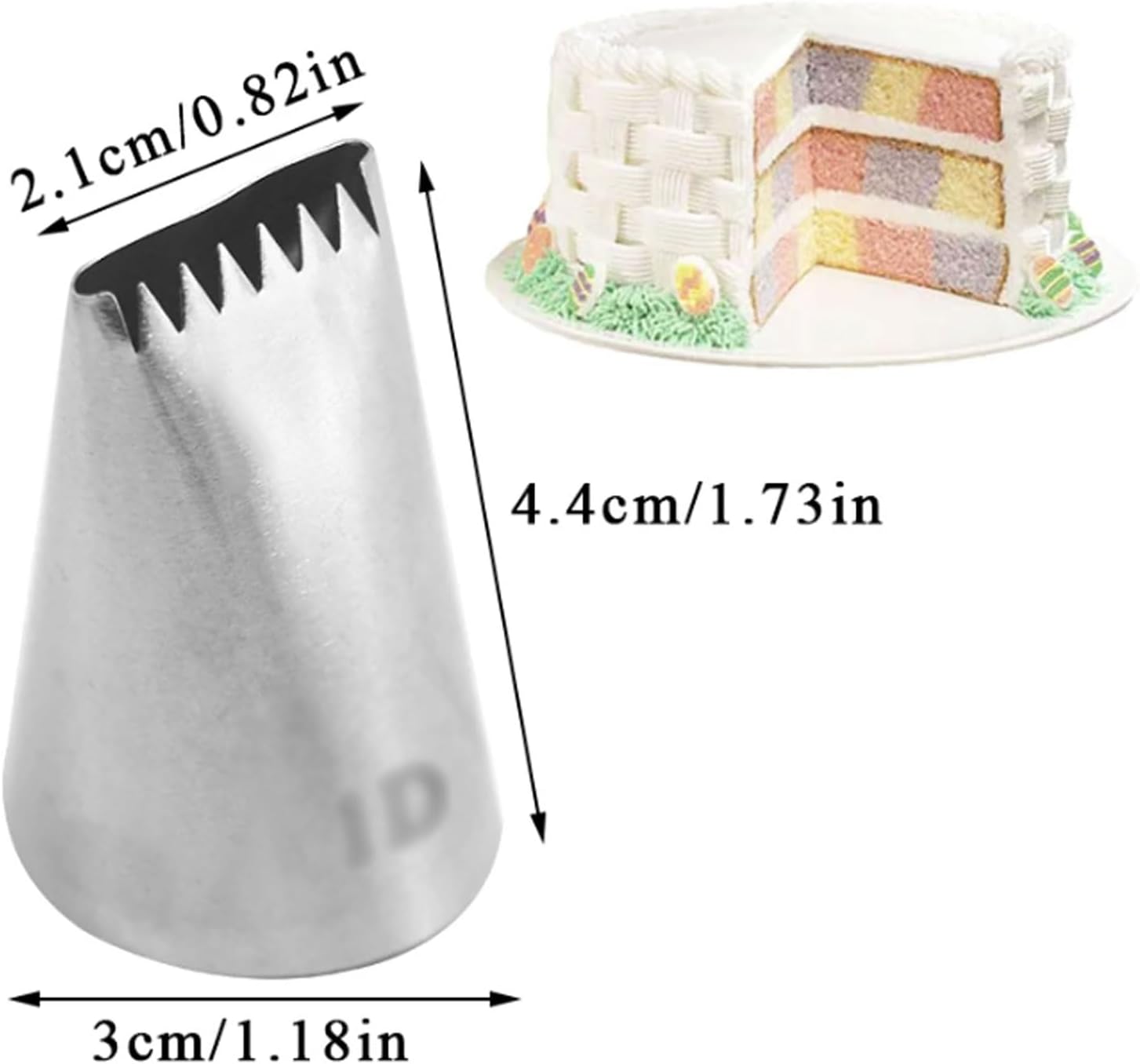 Basket Weave Icing Piping Cream Nozzles DIY Pastry Cake Decorating for Cupcake Baking Tools