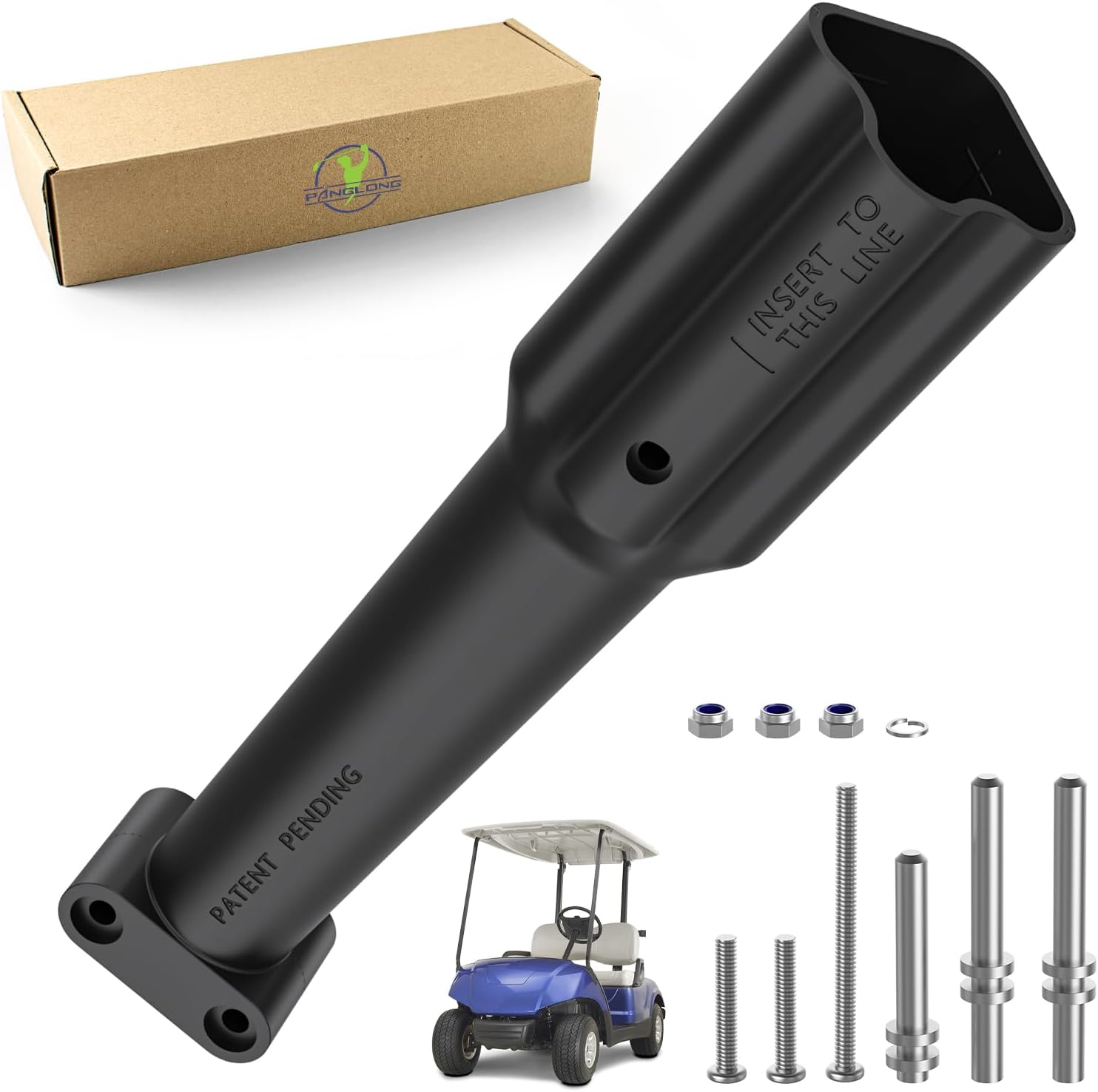 Panglong 48V Golf Cart Charger Plug-Yamaha Golf Cart Charger Plug, 3-Pin Battery Charger Plug Connector Kit, Compatible with Yamaha Drive G29, YDRE, Drive Golf Cart, Replace OEM# JW9-82174-00