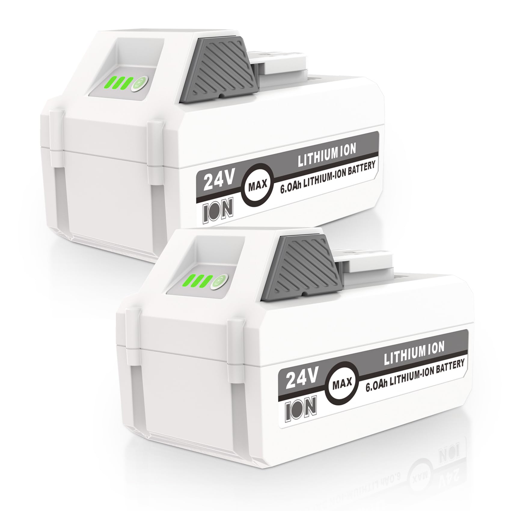 Amazon.com: KUNLUN 2Pack 6.0Ah 24V Lithium Ion Battery for Snow