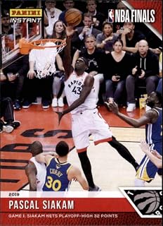 2018-19 Panini Raptors NBA Champions Team Set #18 Pascal Siakam Toronto Raptors Basketball Trading Card
