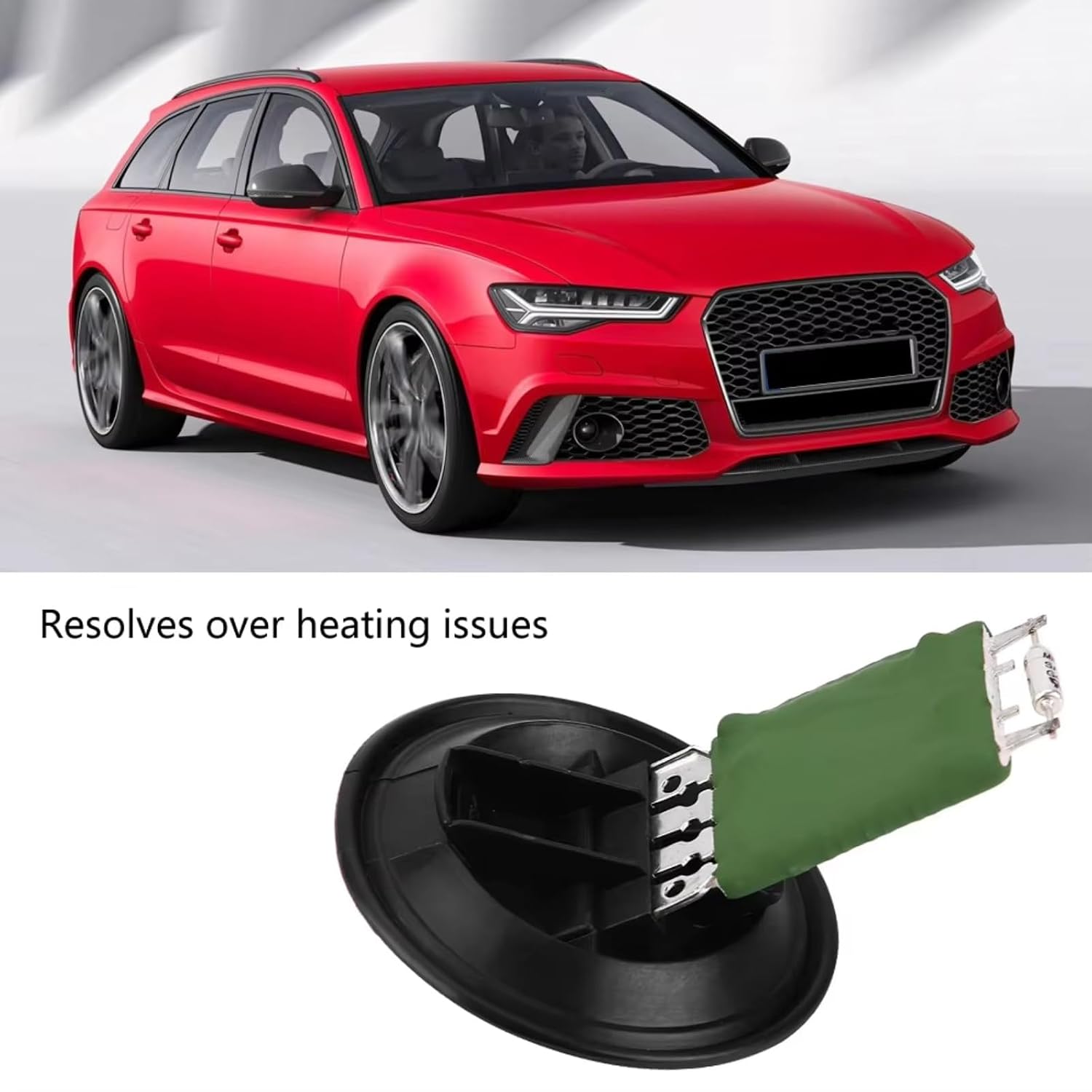 Heater Blower Resistor Compatible with Skoda for Fabia 1999-2007 for Roomster 2006-2013 Car Motor Heater Fan Blower Control Resistor 6Q0959263A