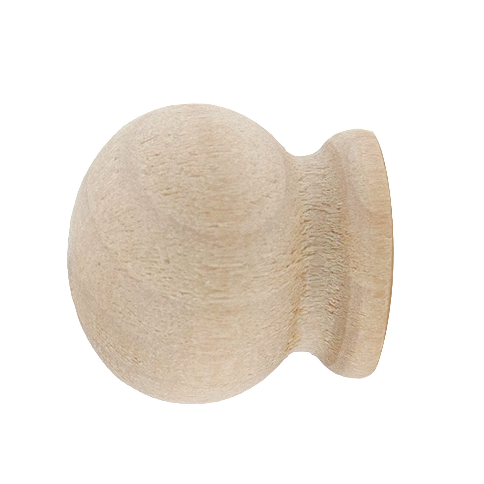 Oedema 20 mini pomos de madera para muebles, pomos sin terminar para cajones, estanterías, 0.7 x 0.7 pulgadas, con tornillos