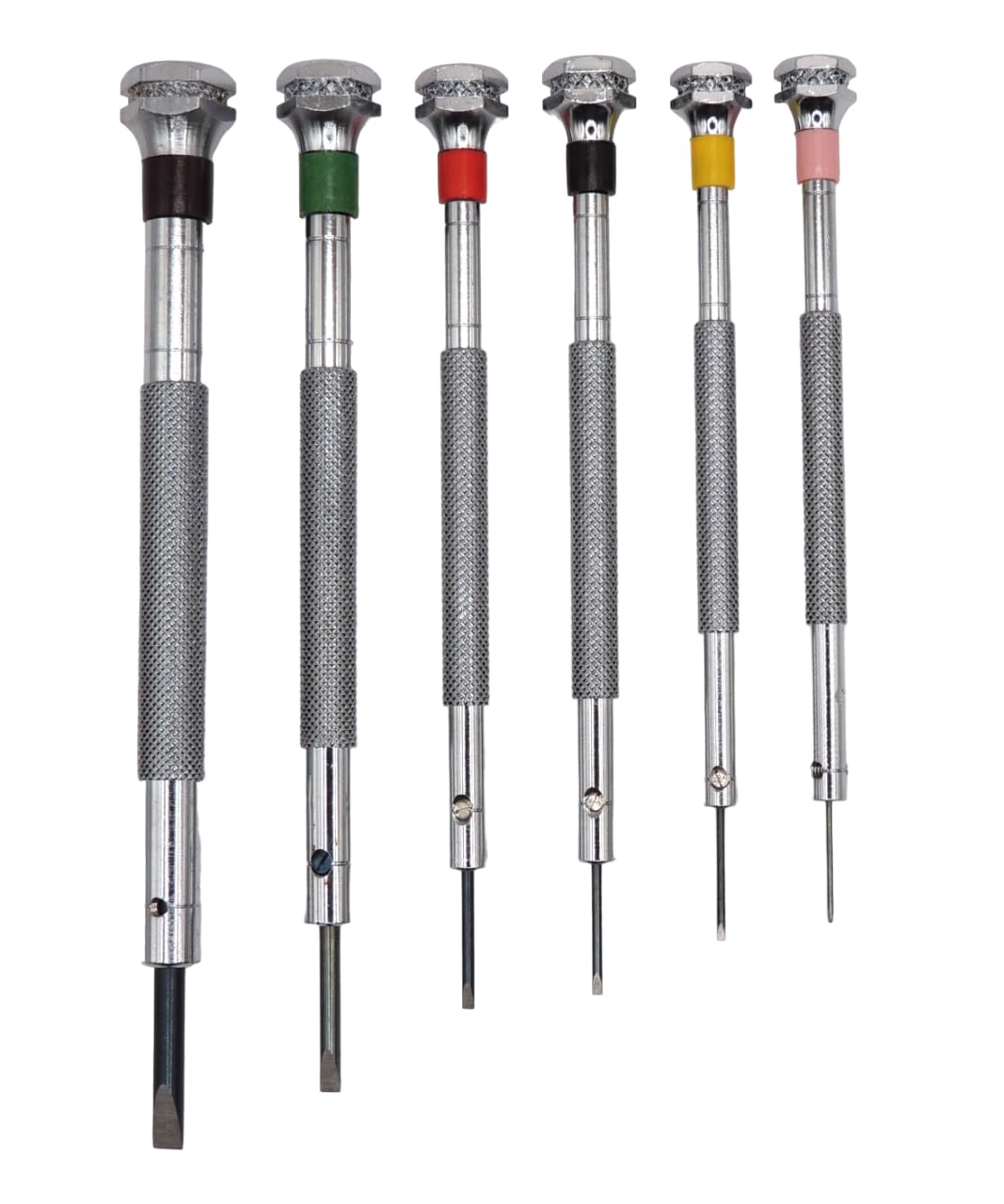 Horotec MSA 01.013 - Set di 6 cacciaviti professionali per orologiaio, Made in France