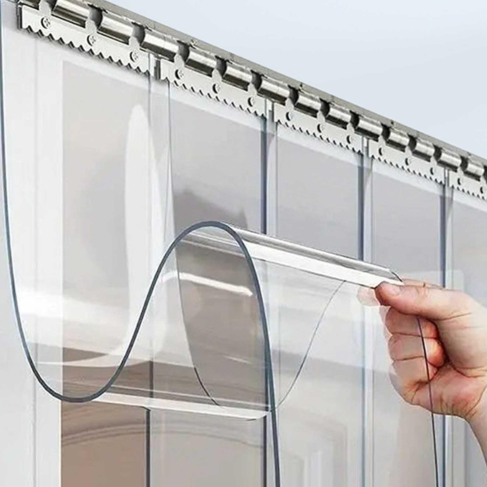 Tende a strisce industriali in PVC - Pannelli impermeabili per la polvere e il blocco termico per il controllo della temperatura e del vento in magazzini, fabbriche e frigoriferi