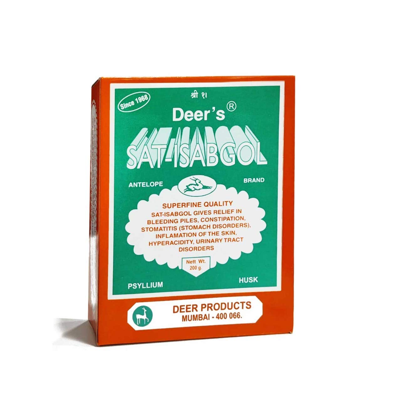 Sat Isabgol Psyllium Husk 200gm