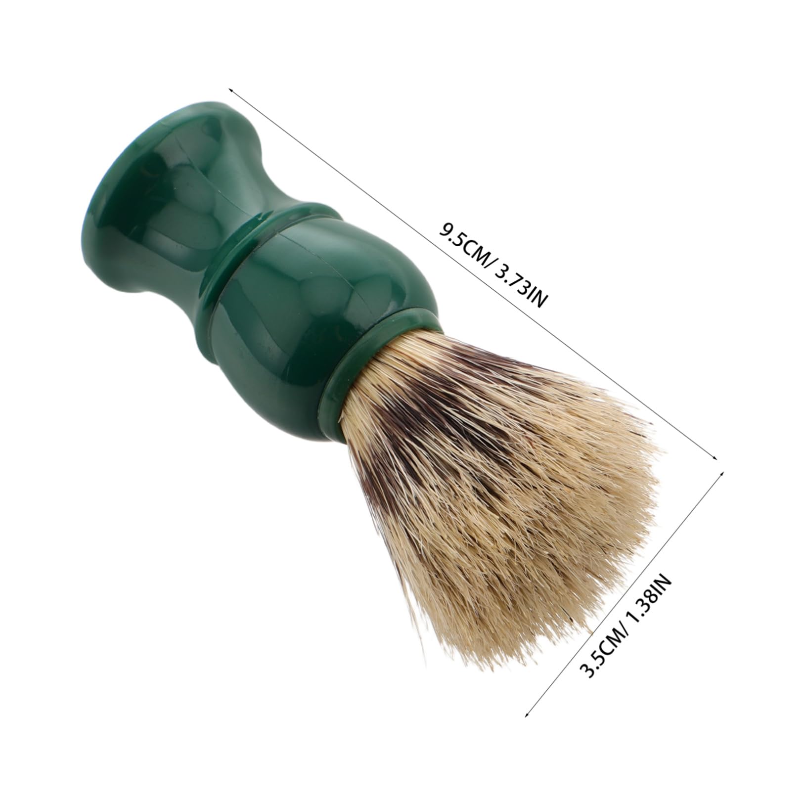 FRCOLOR Men's Beard and Soft Bristles Shaving Brush Grooming Tool Travel-friendly for Occasions
