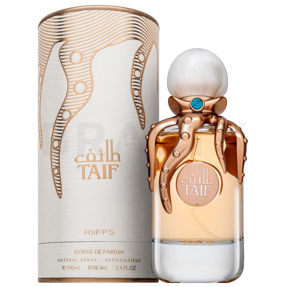 RiiFFS Taif Eau de Parfum Floral Citrus Fragrance with Taif Rose, Lemon & Musk, Unisex, 100 ml