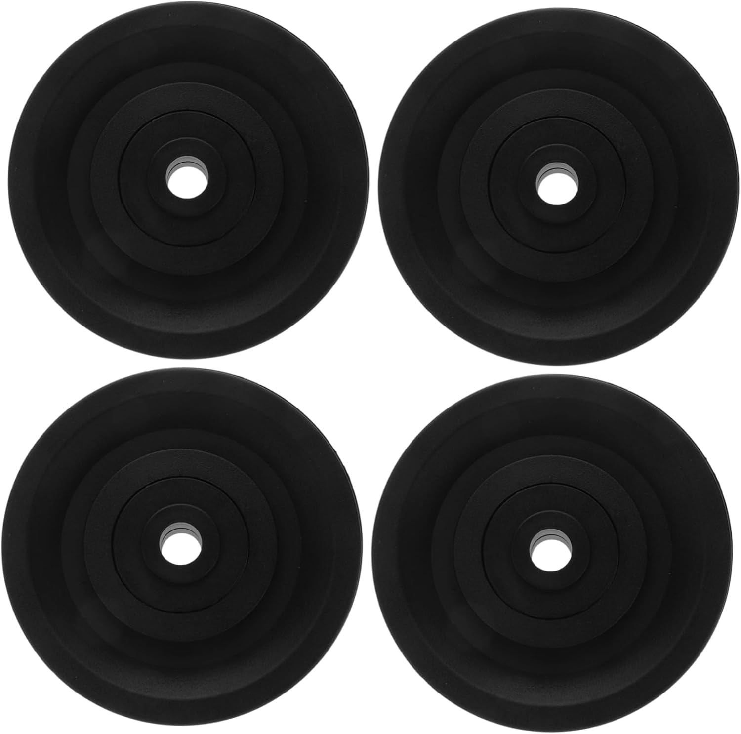 4pcs Fitness Pulley Sheath Cable Pulley Wheel Weight Lifting Exercise Pulley Home Gym Parts Pulley Wheel Bearing Cable Machine Part Fitness Gym Bearing V-Groove Idler Pulley