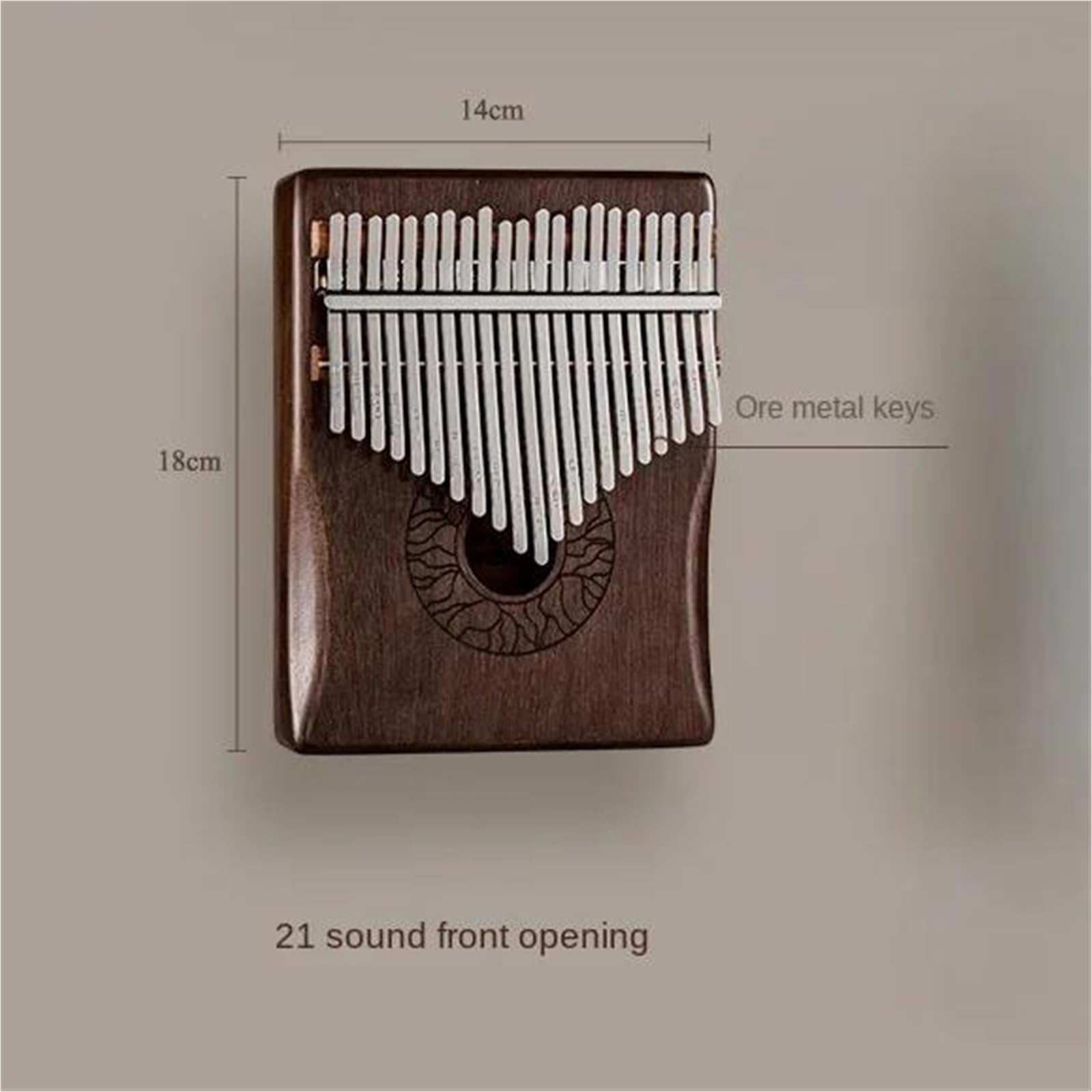Kalimba Kalimba 21 Klawiszy Profesjonalny Instrument Muzyczny Z Akacji Fortepian Muzyczny Dla Początkujących Mini Instrumenty(Style 4)