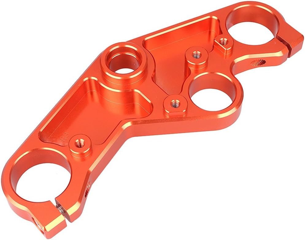 Top Clamp Triple Tree Cover for YZF R3/R25 2014 2015 2016 (Orange)