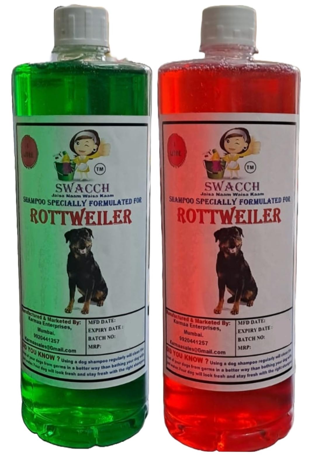 Swacch Shampoo Specially Formulated for Rottweiler (1 Litre) (Combo Pack of 2) Neem Alovera & Strawberry (B0BZSPJPZ1) Amazon Price History, Amazon Price Tracker