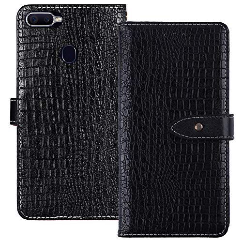 YLYT Flip TPU Silikon Hülle Etui Schwarz Leder Tasche Schutz Hülle Für Asus Zenfone Max Plus M1 ZB570TL 5.7 inch Handy Horizontale Standfunktion Magnetverschluss Strapazierfähiger Cover