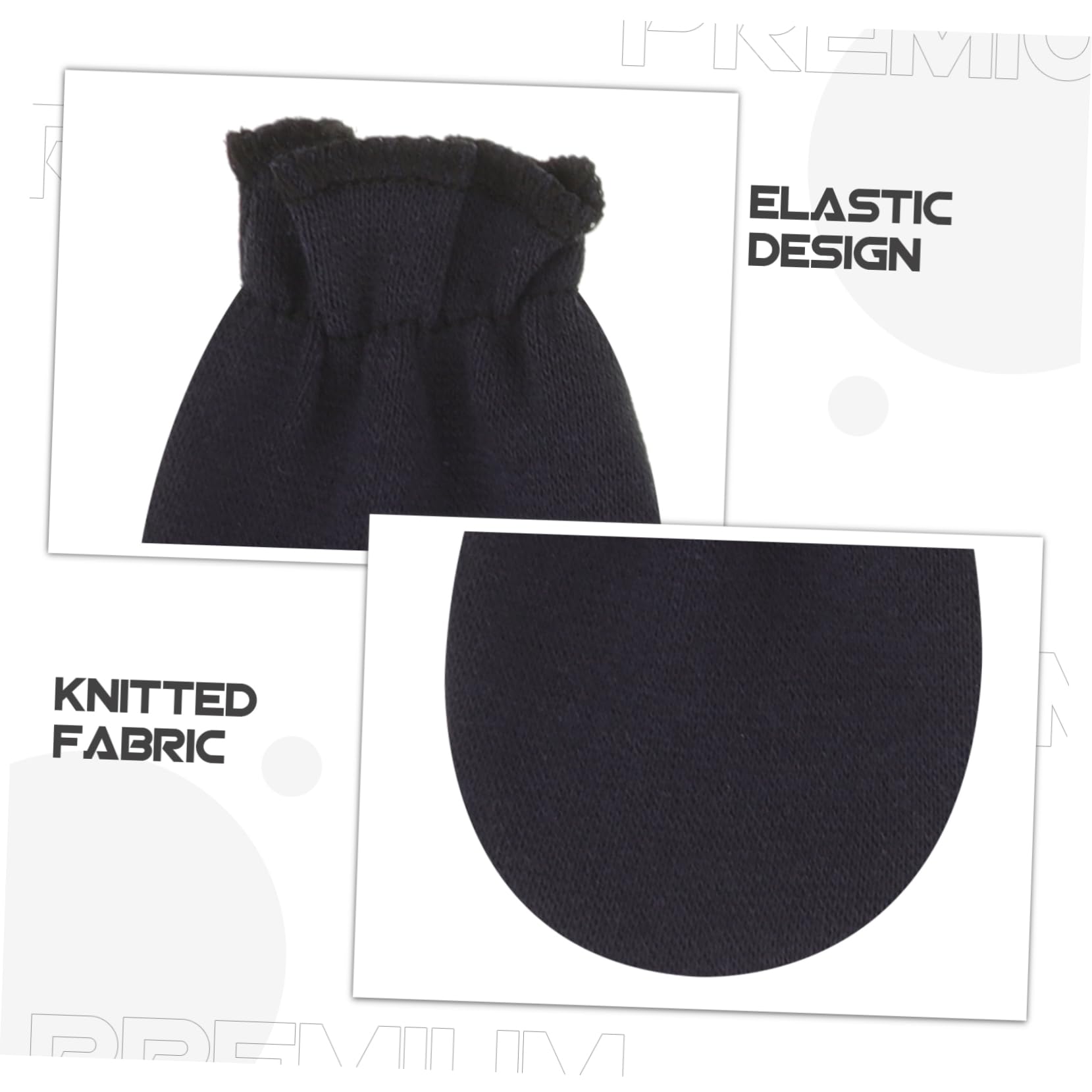 BESTYASH 5sets Baby Mitten Newborn Gloves Newborn Mittens for Baby Girl Boy Lightweight and Breathable Easy to Match Outfits 3pairs*5