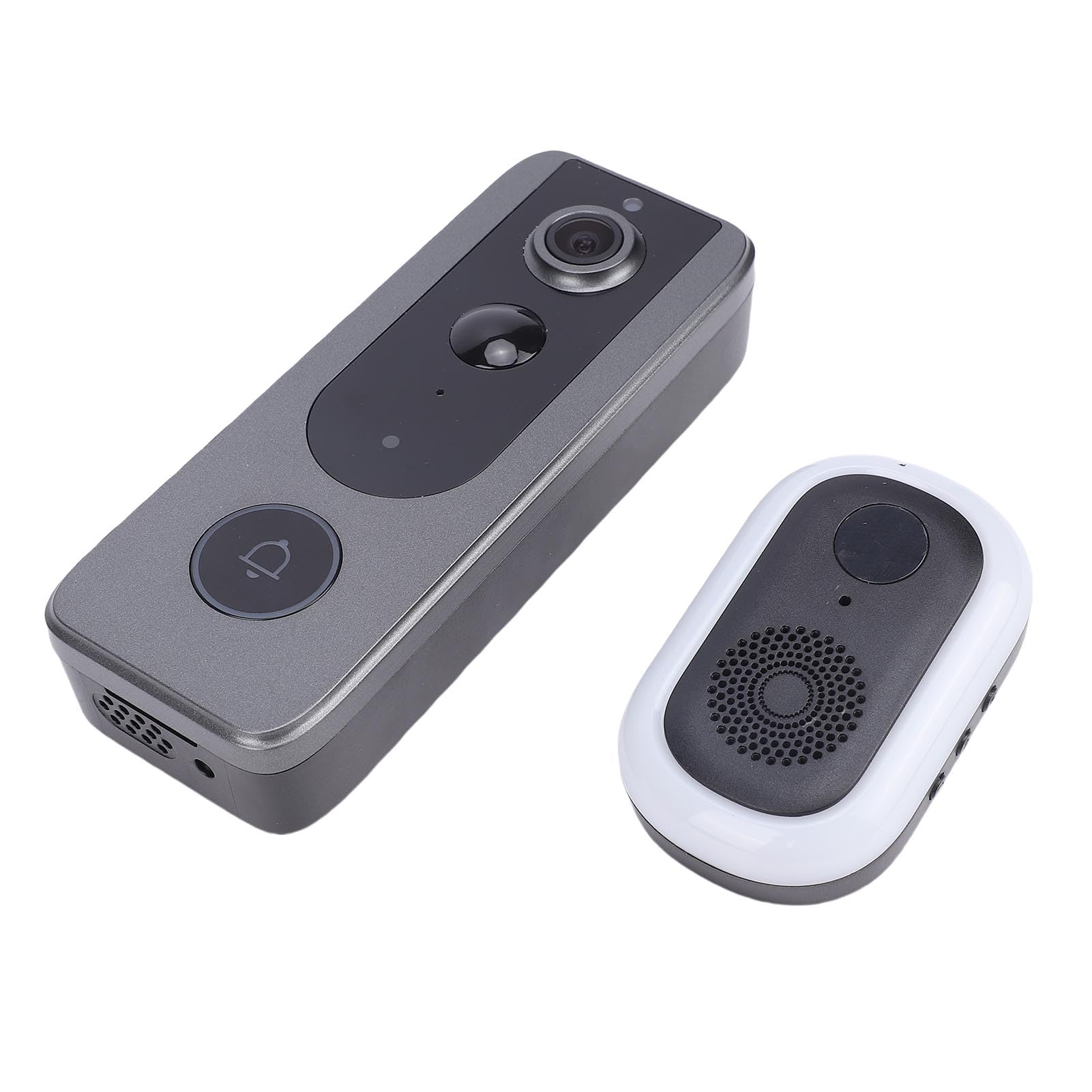 BuyWeek Timbre de Video Inalámbrico Timbre Inalámbrico con Cámara, 1280 x 720 de 2 Cables IP65 Impermeable para Doméstico