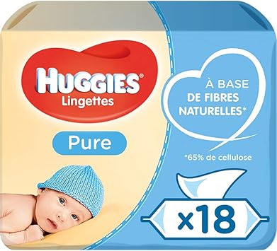Huggies Lingettes Bebe Pour Tout Le Corps Utilisables Des La Naissance Sans Parfum 18 Paquets De 56 Lingettes Mega Pack Pure Amazon Fr Bebe Et Puericulture