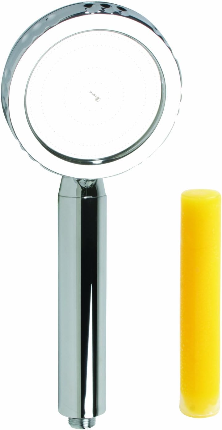 OPUS Aroma Sense AS-701 Aromatherapy Vitamin C Handheld Shower Head, Large, Silver