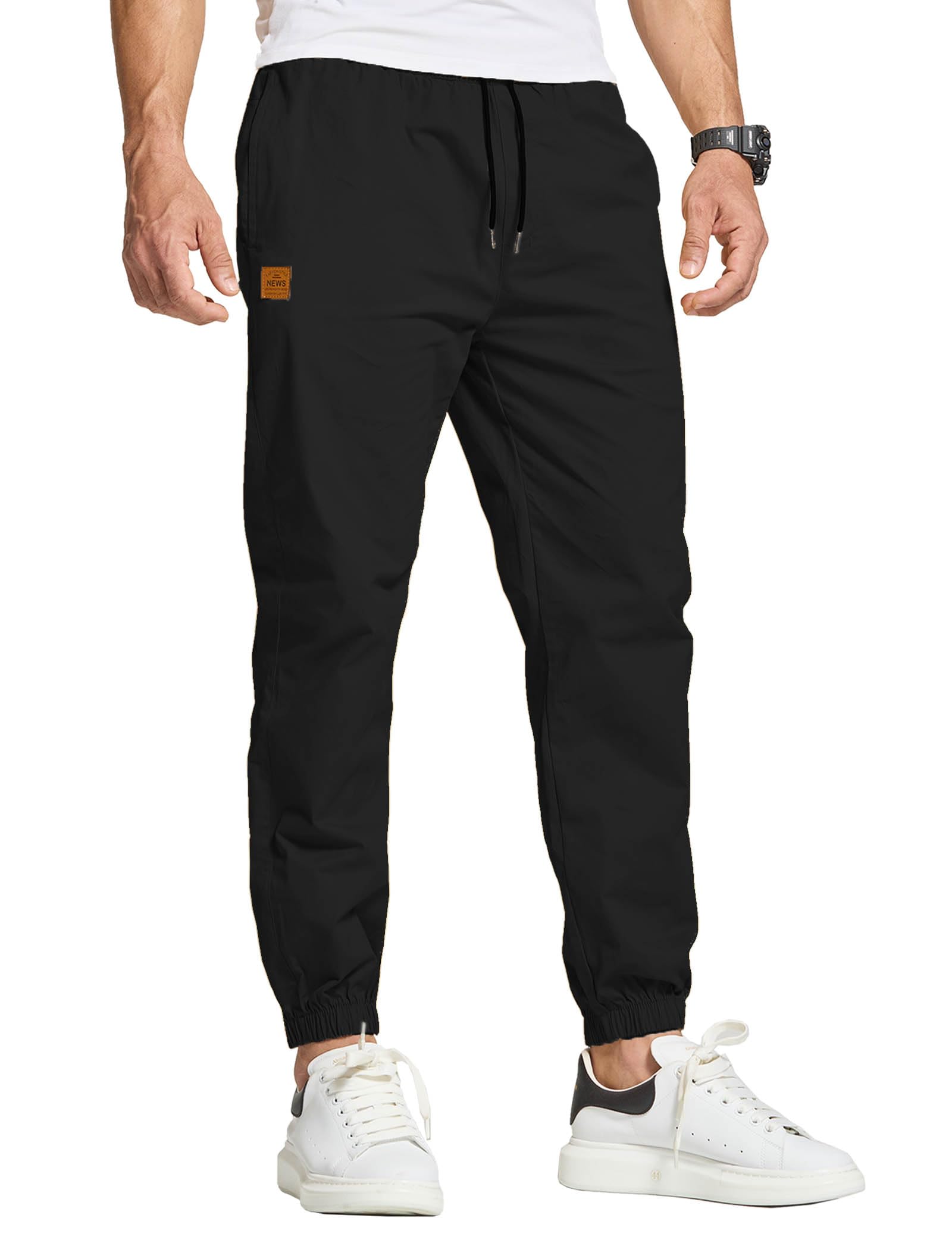 JustSun Pantaloni da Lavoro Uomo Cotone Cargo Casual Pantaloni Tuta Uomo Pantaloni Jogging Slim Fit con Tasche