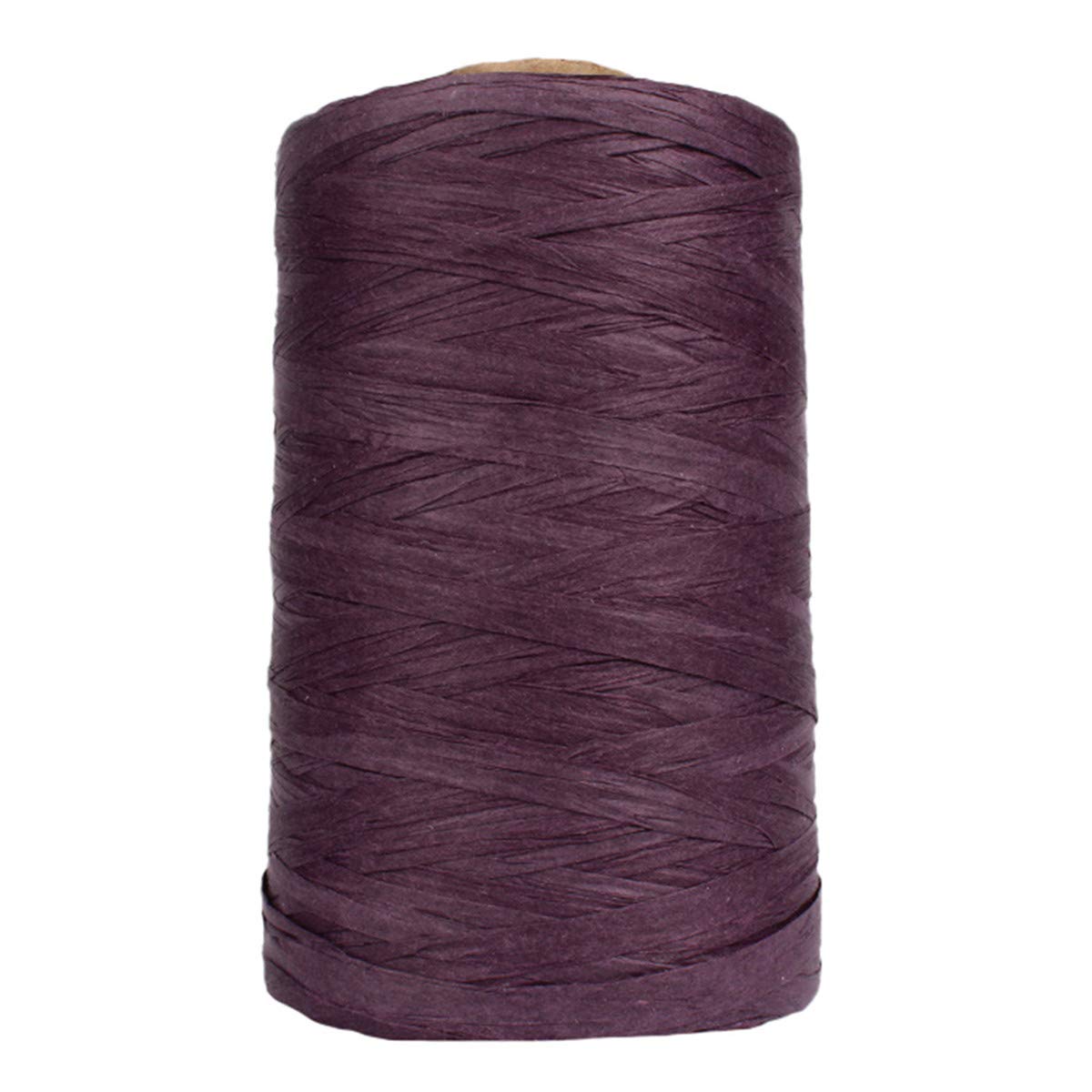 316Yard Rayon Raffia Paper Yarn Crochet Grape Color Raffia Ribbon for Hand Knitting Summer Hats Bags Knitted Crochet DIY Handmade Craft Knit Yarn Thread 316Yard