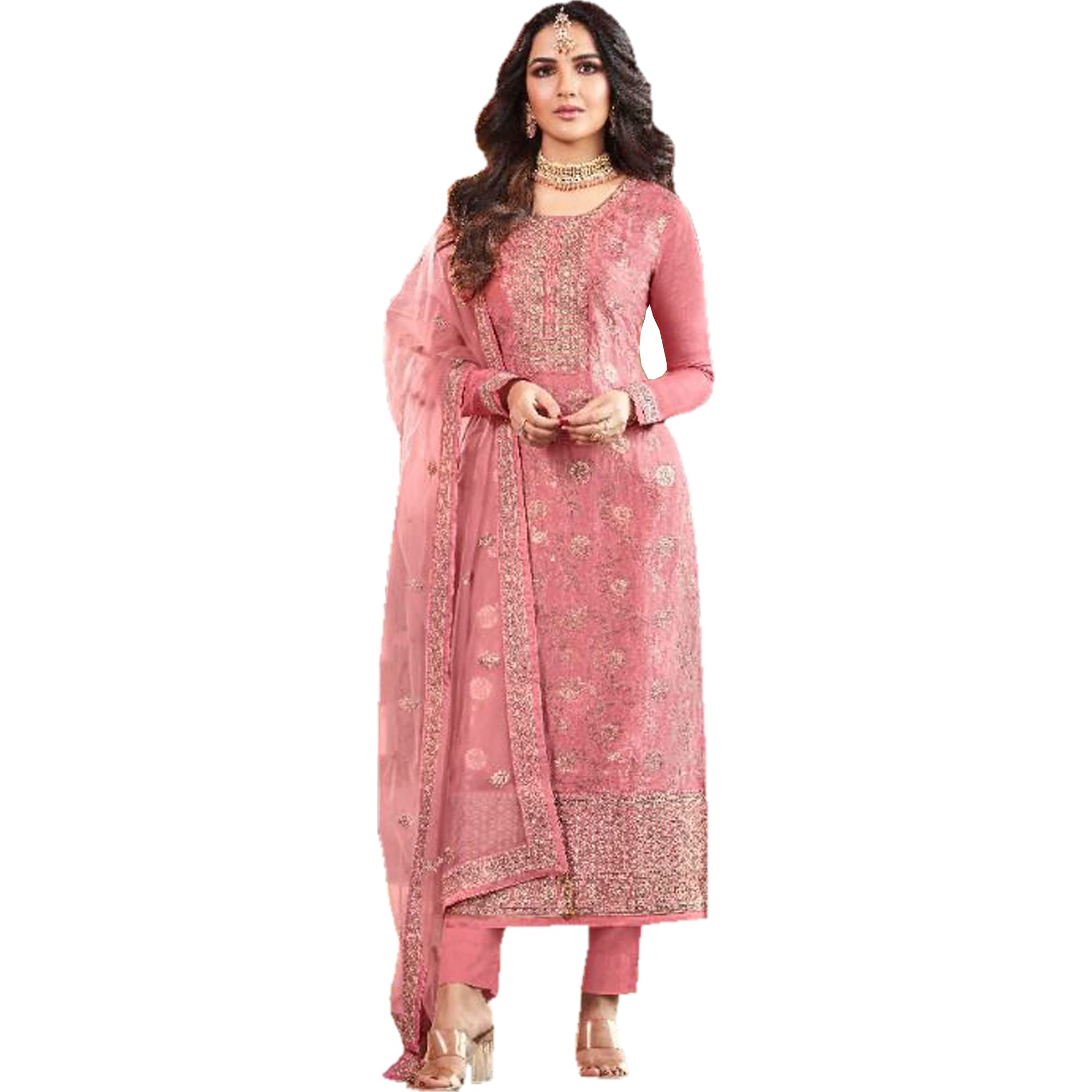 Stitched Indian Designer Trouser Pant Outfits Pakistani Stylish Womens Wear Salwar Kameez Dress