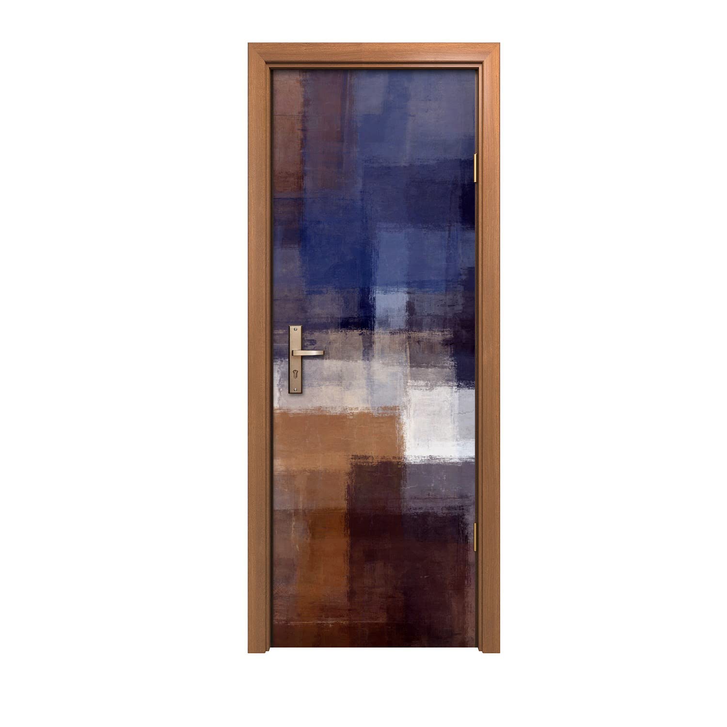 Autocollant de porte masquage défauts 70x200cm Coloray Carrés design intérieur