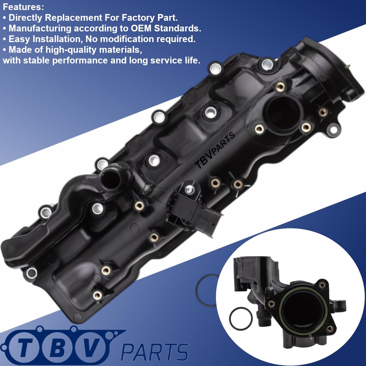 Collecteur d’admission compatible avec Fiat, Alfa Romeo et Suzuki 2.0 JTD / 2.0 Multijet – Références : 55215558, 55229192, 55231271, 55243674, 55259083, 802009463707