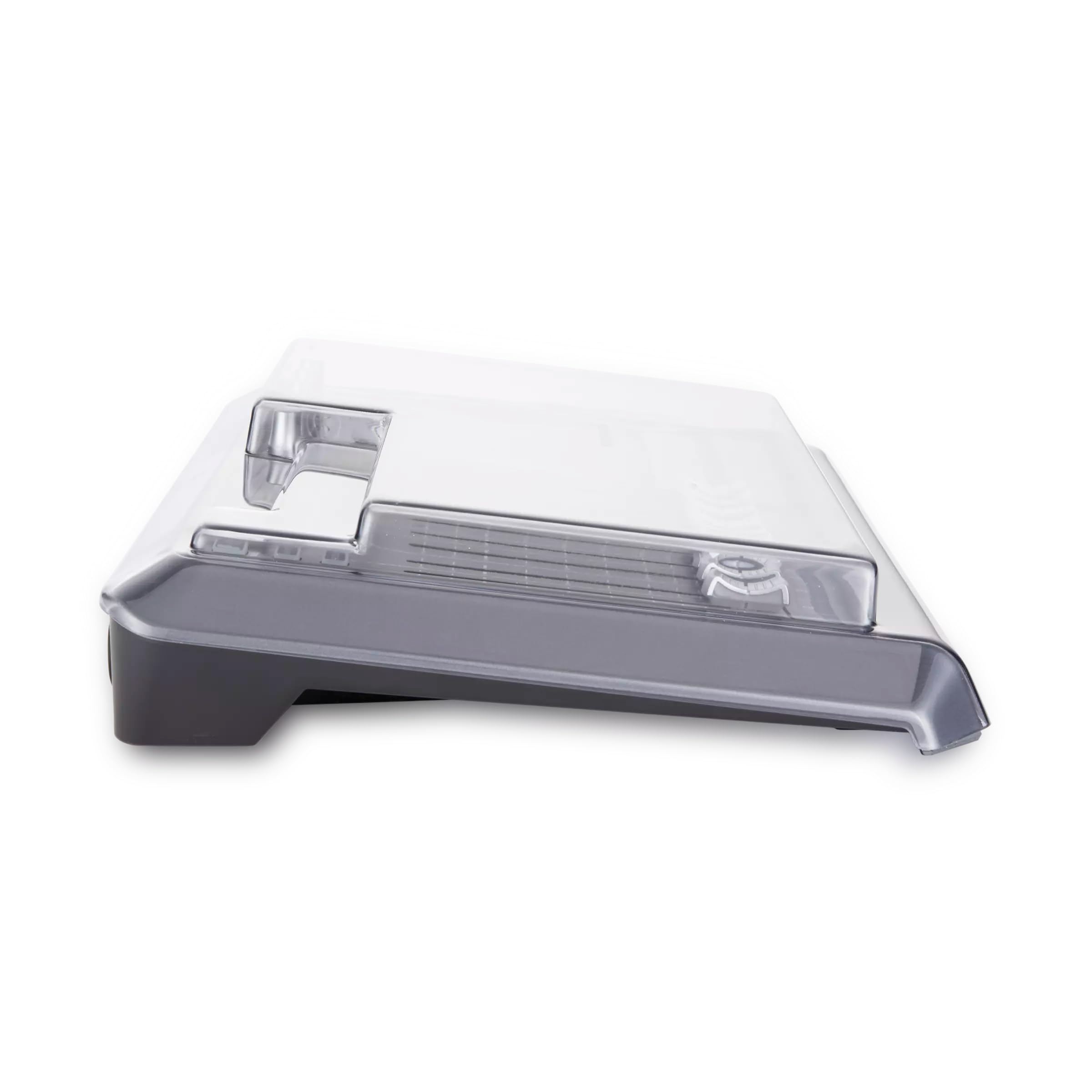 Decksaver Cubierta para Tascam Mixcast 4 - Funda Protectora de policarbonato superresistente en Color Ahumado Transparente, Fabricada en el Reino Unido