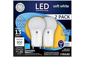 GE Relax 800 Lumens LED Bulb, 10 Watts
