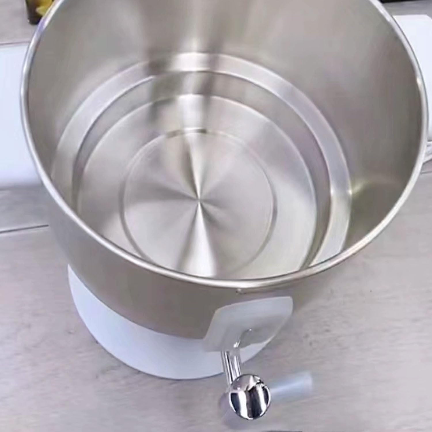 Samovar Turco Elettrico da 6 Litri - Bollitore A Doppia Pentola in Acciaio Inox con Infusore da 1500 W E Funzione di Mantenimento in Caldo per Una Preparazione del tè Perfetta. White