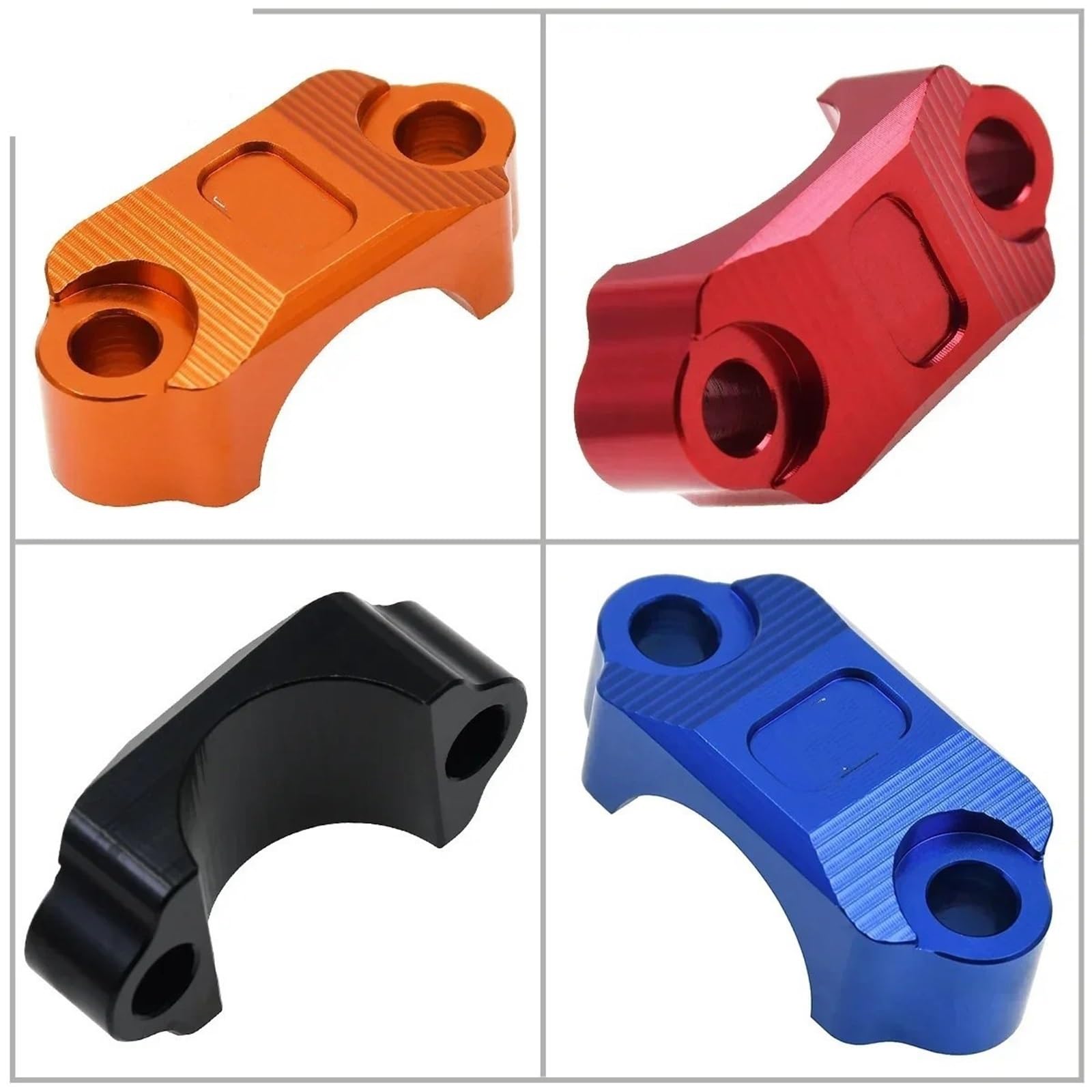 Bremsscheibenschutz Passend für KT-M 250 300 350 450 500 530 EXC EXCF SXF 65 85 SX 22MM Bremskupplungszylinder Klemmabdeckung Motorrad Frontscheibe Bremsschutz(Orange)