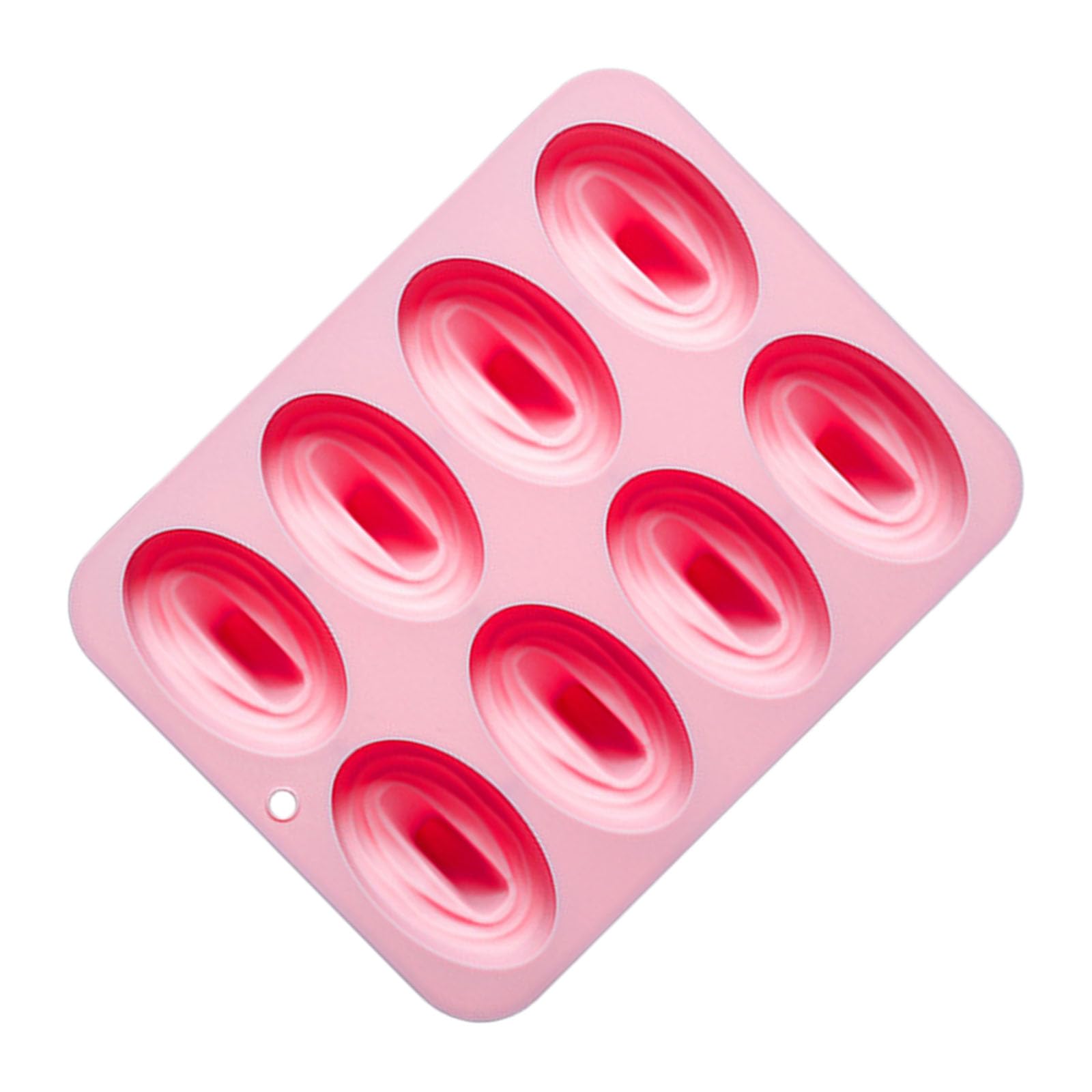 ZEPFJHE 8 Cavity Fishes Fin Molds Funny Ice Cubes Tray Ideal for Making Unique Cubes Chocolates and Jellies Dessert Silicone Fin Tray
