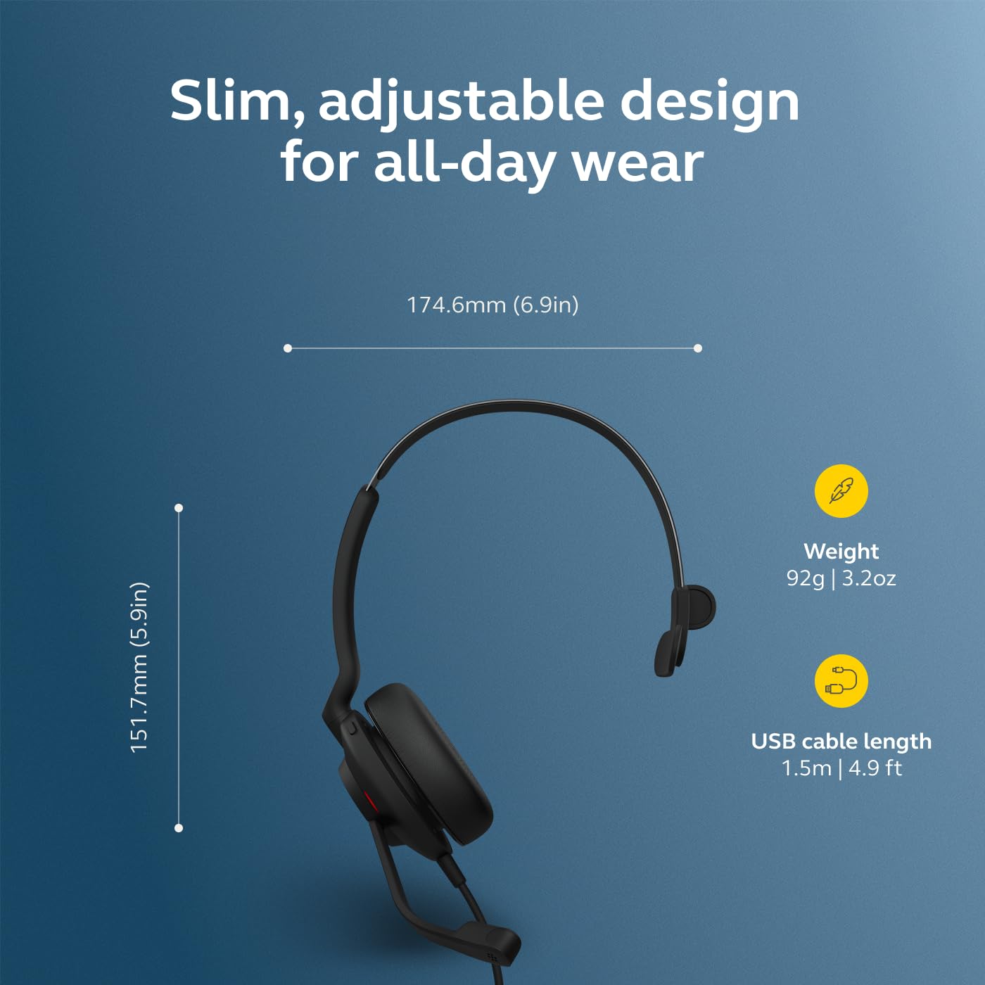 Amazon.co.jp: Jabra Evolve2 30 SE (2025年版) 有線シングルイヤー