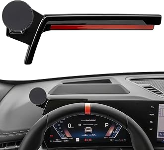 Car Phone Holder For BMW X1 Accessories 2023-2025 / BMW X2 2024 - For MagSafe Magnetic Cell Phone Mount for BMW x1 x2 Accessories 10.25 inch Screen - Touchscreen Cradles Strong Magnets for iPhone