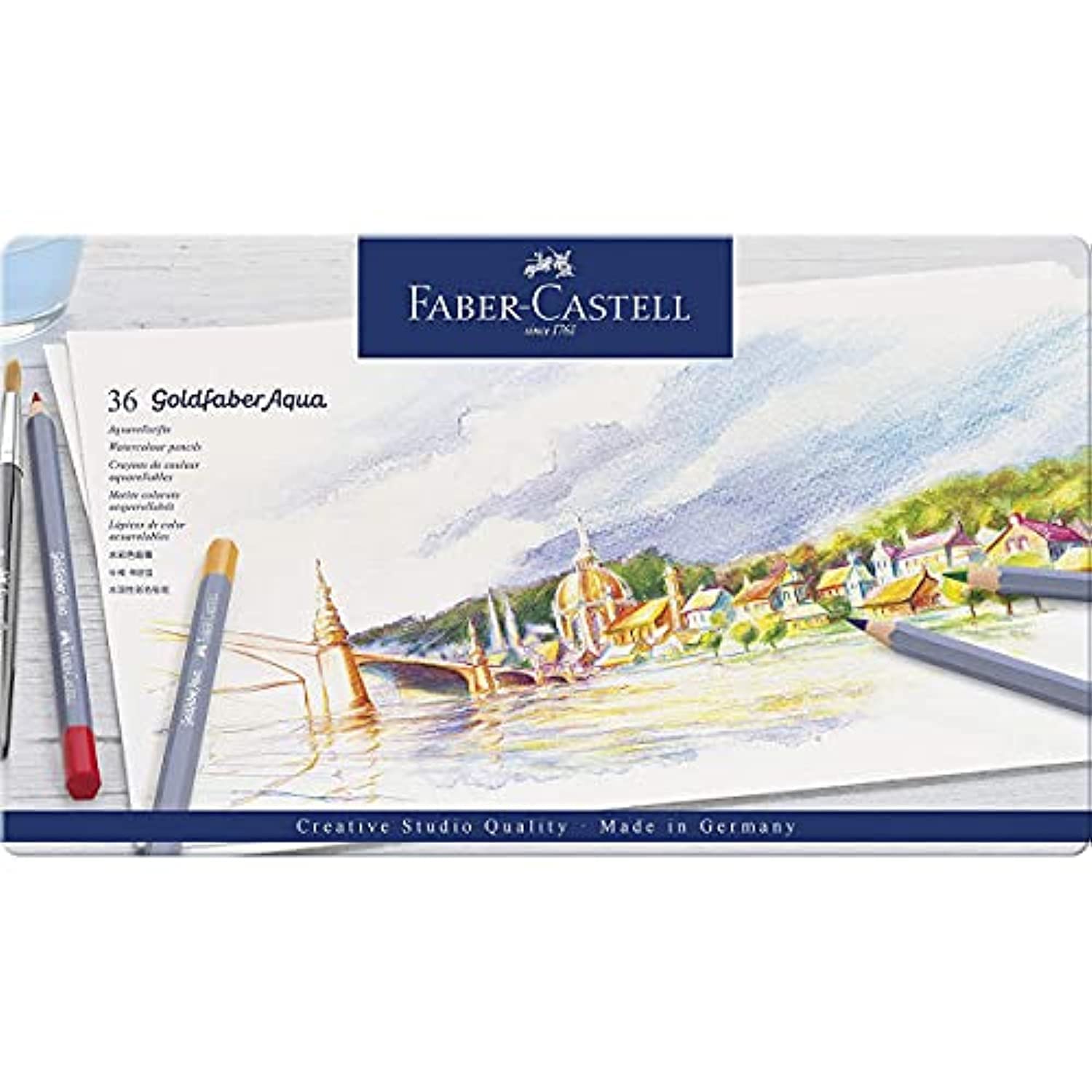 Faber-Castell Goldfaber Aqua-Aquarellfarbe, 36 Farbtöne