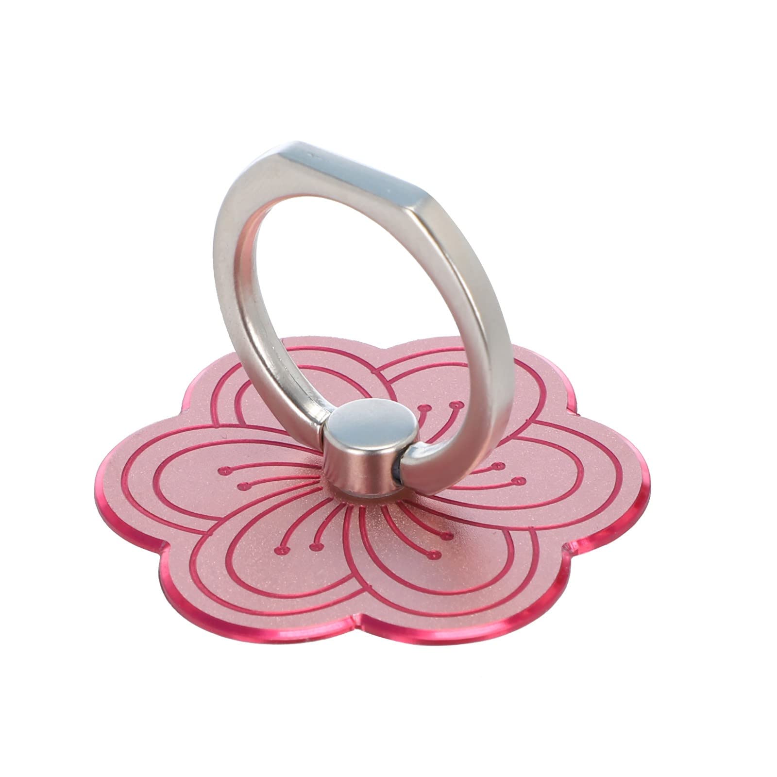 4 Anelli Portacellulare A Forma Di Fiore Con Girello 360° – Supporto Universale Per Smartphone, Presa Comoda E Antiscivolo Per Selfie E Videochiamate - 5