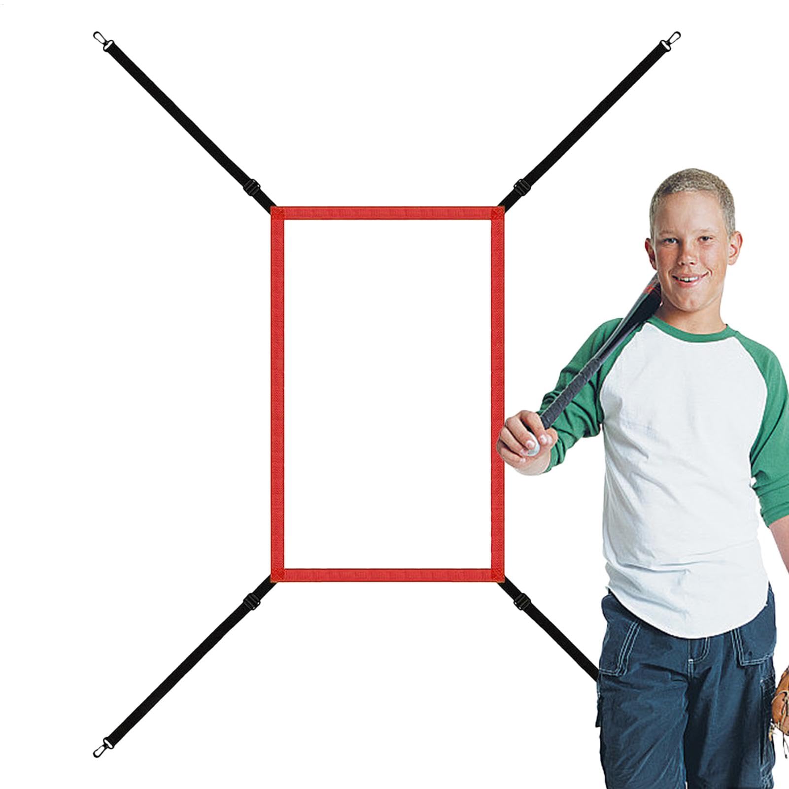 Zona di bersaglio di lancio - Target di Zone di attacco Net di pitching, bersaglio di lancio di softball da baseball | Pratica di baseball Net, cinturino per l'attaccamento per colpire le catture in b