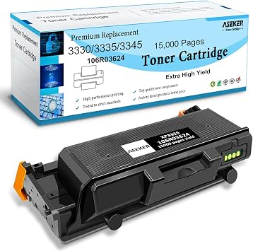 Compatible 3335 Black Toner Cartridge for Xerox 3335dni 3345dni