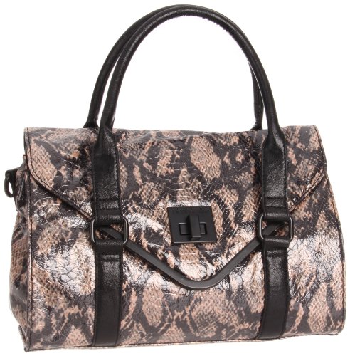 BCBGeneration Anise PIC082GN Satchel,Charcoal,One Size