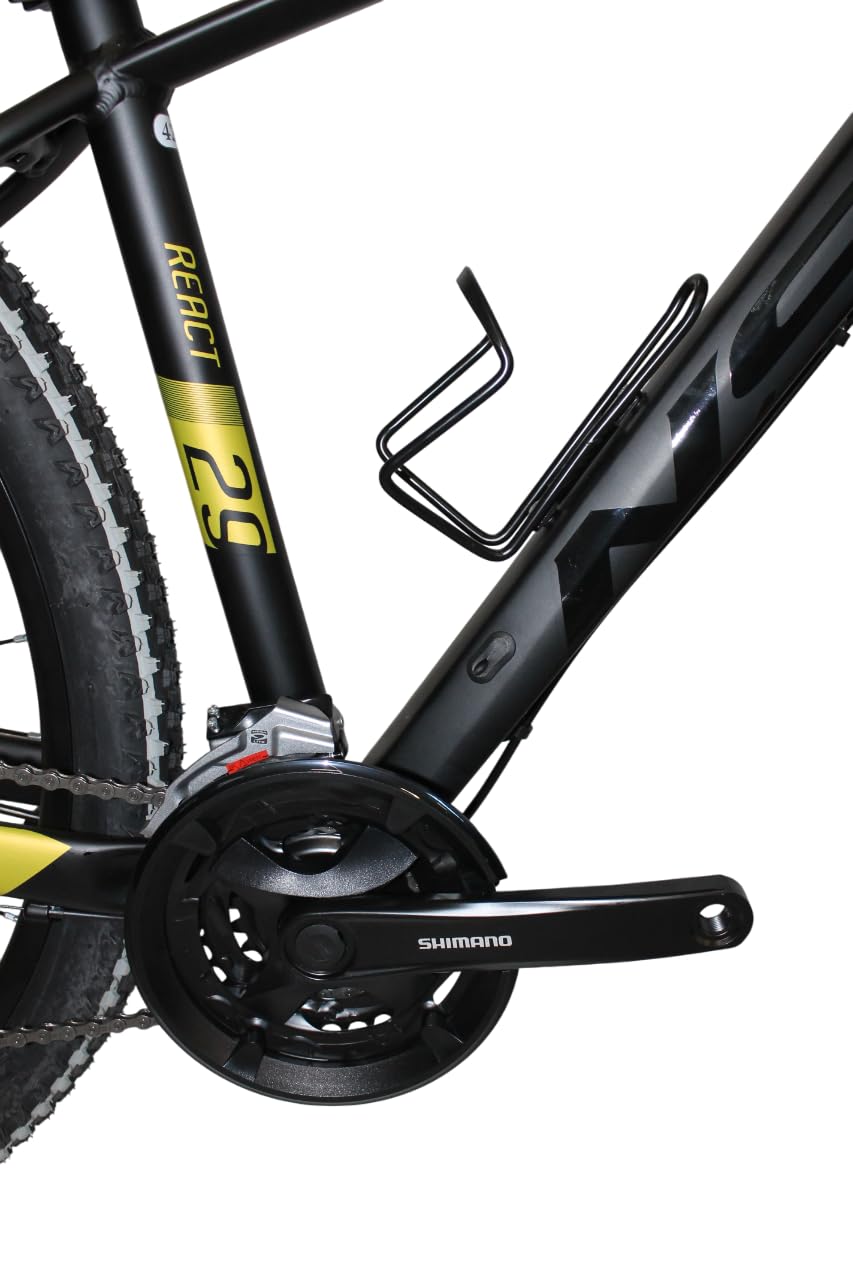 NSR 803 REACT 27V Mountain Bike 29 Pollici con Telaio in Alluminio, Cambio 27 Velocità, Freni a Disco Idraulici, Forcella Ammortizzata, Bici Uomo per Percorsi Urbani e Sentieri