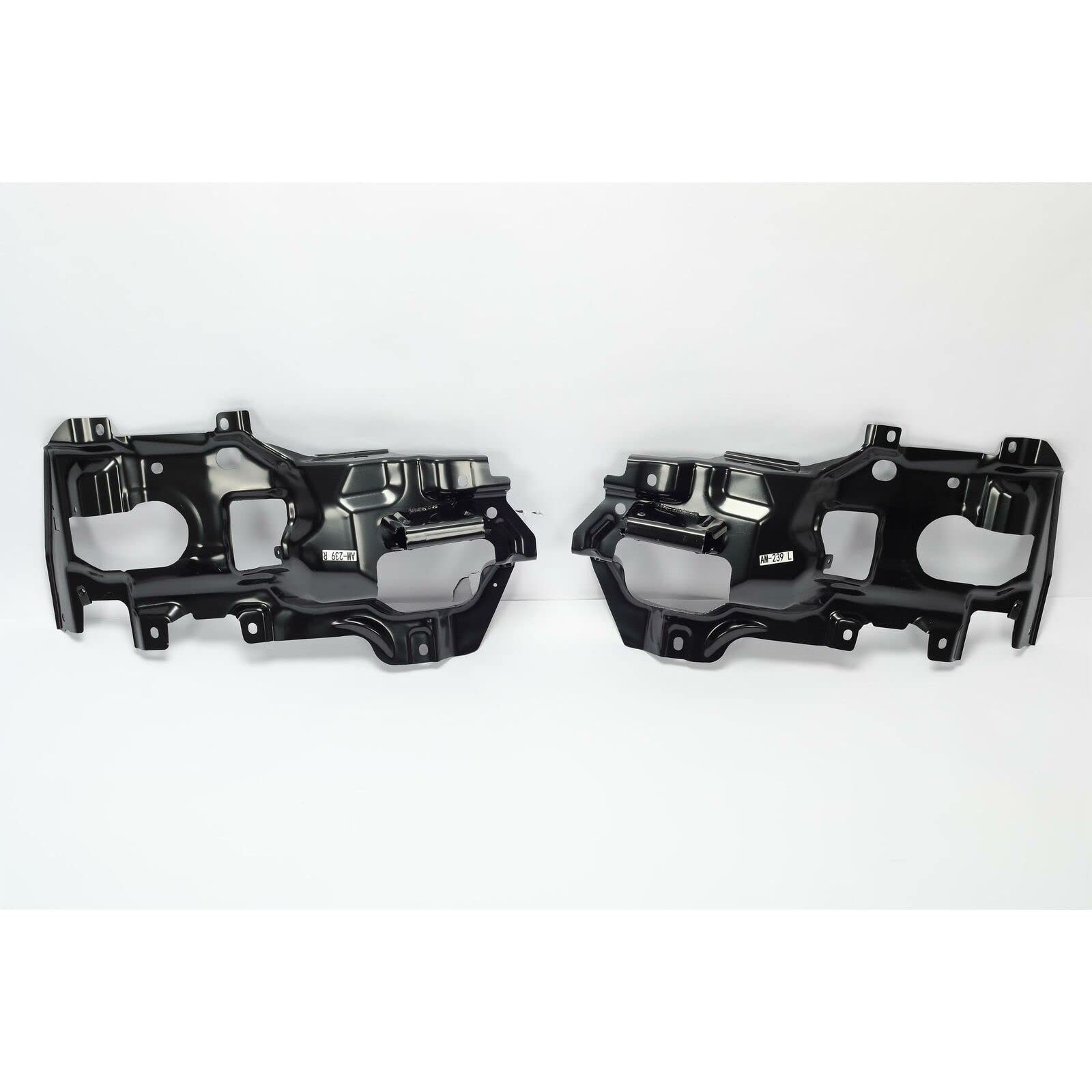 Amazon.com: JEPFHYKE Pair Bumper Support Brackets Front Steel Set  