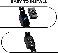 Vista 7 de Correa de silicona para Amazfit Helio Fitness Tracker, correa de repuesto compatible con Amazfit Helio Fitness Tracker, accesorios de correa de Gris