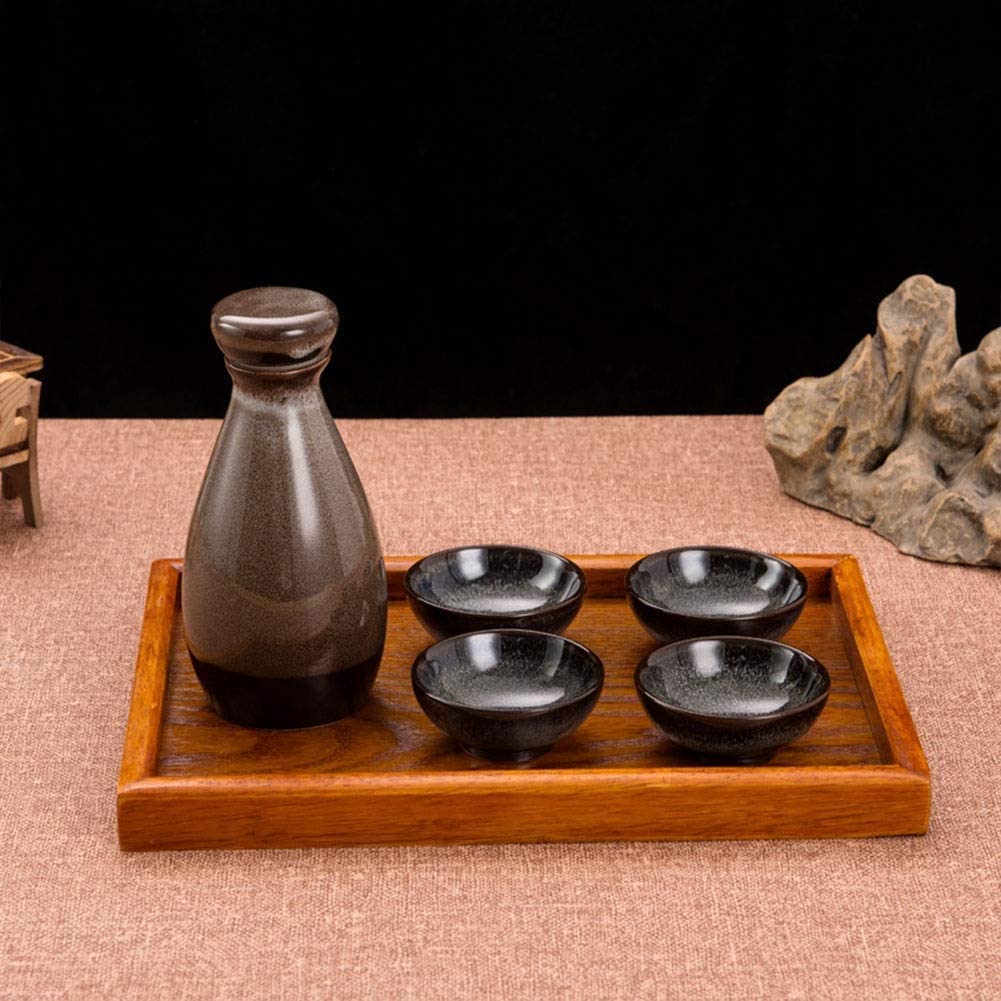 Service à saké en poterie RWRAPS, le cadeau japonais idéal