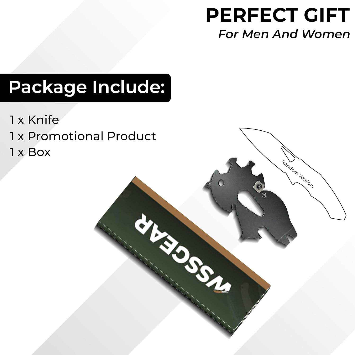 D2 Steel Folding Pocket Knife with Side Lock - 4.52” Black G10 Handle, Titanium Coated EDC Blade, Survival Tool + Bonus Emergency Pocket Wire Saw