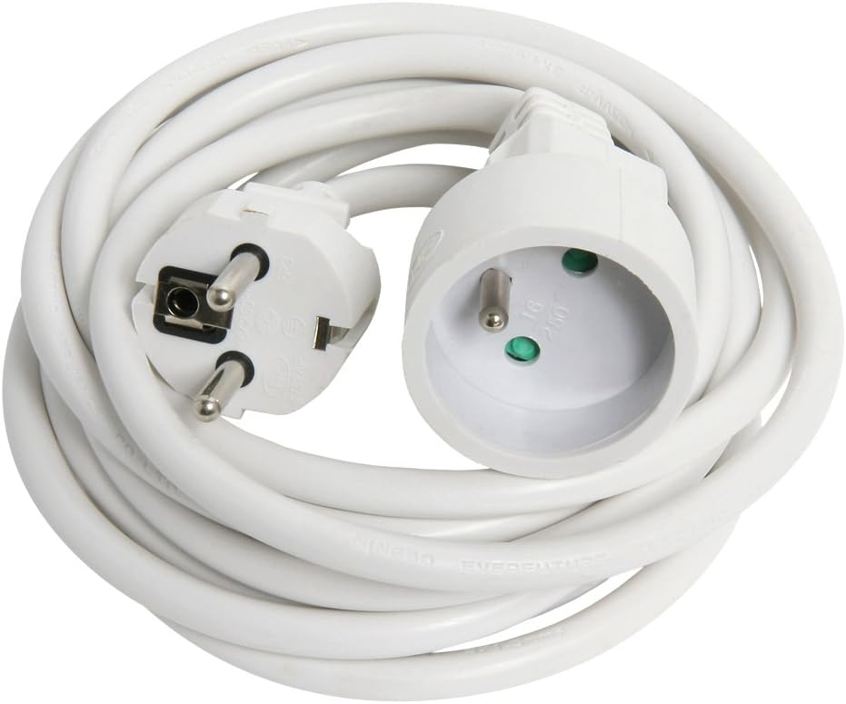 CAVO BIPOLARE H05VV-F 2x1 COLORE BIANCO MATASSA DA 10 m