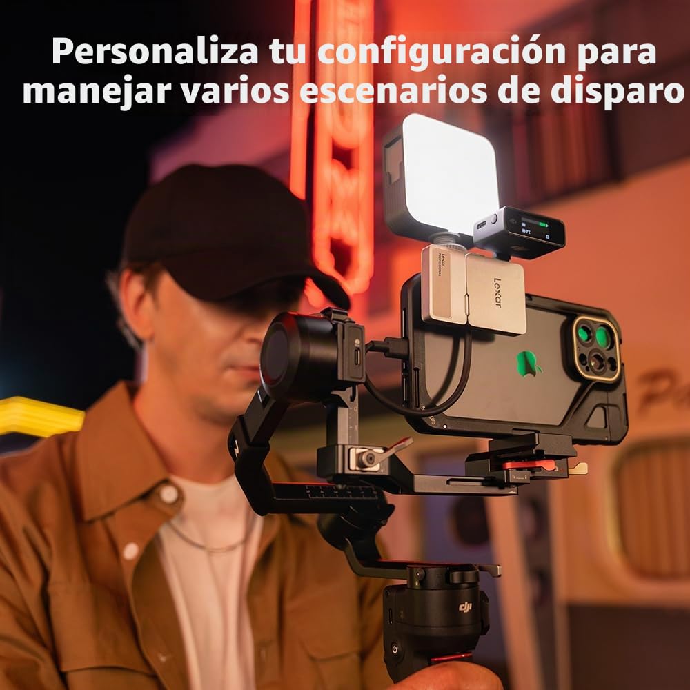 Lexar Hub portátil Profesional Go, Cuatro Puertos Tipo C, USB 3.2 Gen 2, hasta 10 Gbps, ultracompacto, Go Portable SSD, Compatible con Smartphones, PC y Mac, tabletas y iPad